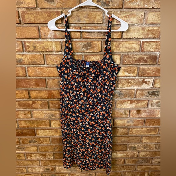 Old Navy floral sleeveless dress size L tall (heavy, thick, quality material) - Picture 7 of 8